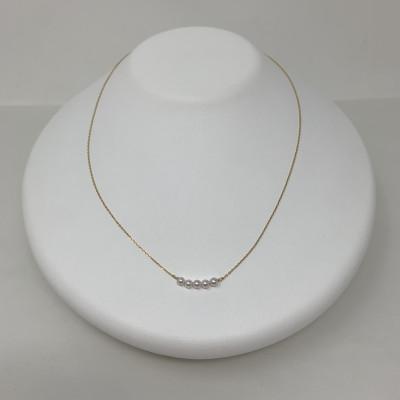 ふるさと納税 伊勢市 ベビーパール5個付けペンダント　1892