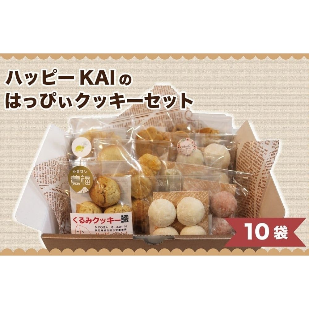 【ふるさと納税】はっぴぃクッキーセット 山梨県 甲斐市 DD-2