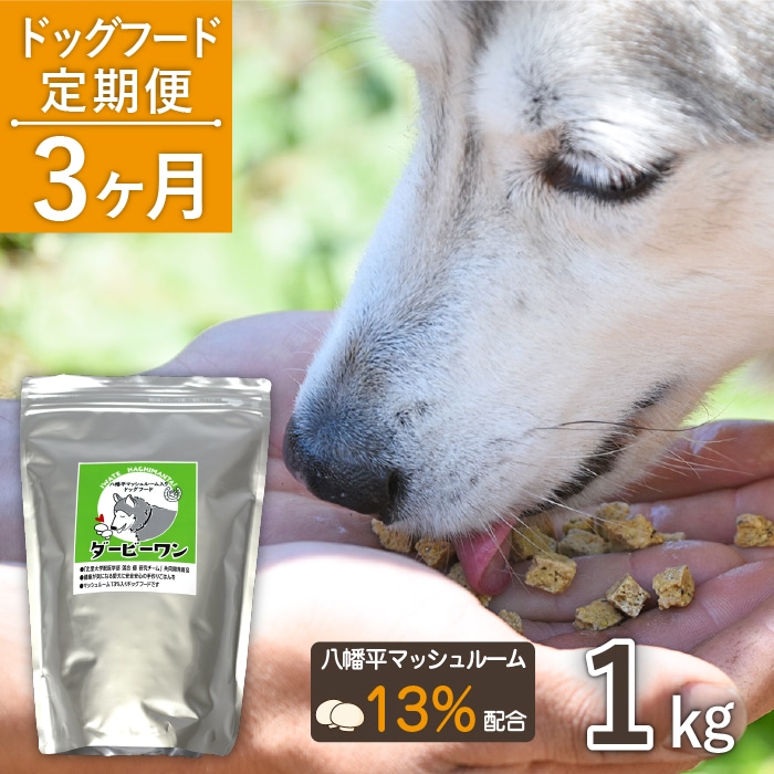 B-012-B ドッグフード 1kg／3ヶ月定期便