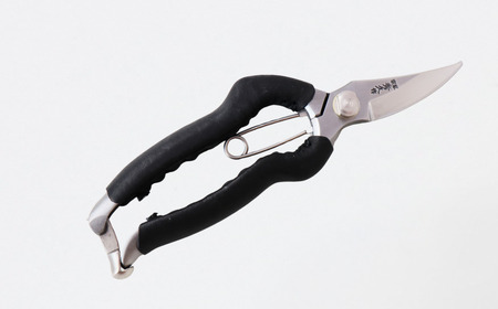 ステンレス万能剪定鋏 YP 本革 526B 園芸 庭仕事 ガーデニング 園芸用品 燕三条製 [外山刃物] 【048S014】