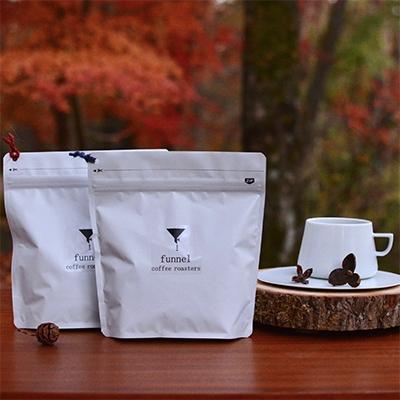 ふるさと納税 御代田町 自家焙煎スペシャルティコーヒー深煎りブレンドとマンデリンのセット(豆のまま)