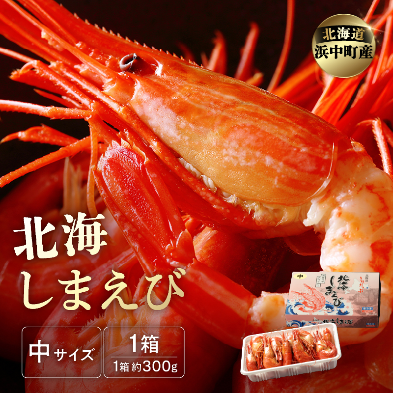 北海しまえび(中)　300g×1箱(17尾前後)_H0001-1241