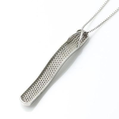 ふるさと納税 甲府市 パヴェネックレスエレガントウェーブ天然ダイヤモンド【0.52ct】PT950kf　KFPN24-1 |  | 02