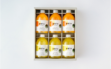 鳴川農園nalu juice 有田みかんジュース・はっさくジュース 250ｍｌ各3本(B1027-1)