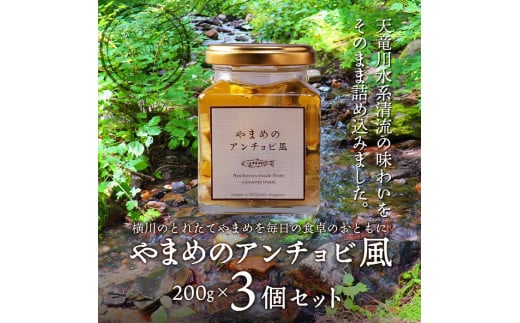355 山女のアンチョビ風 3本セット