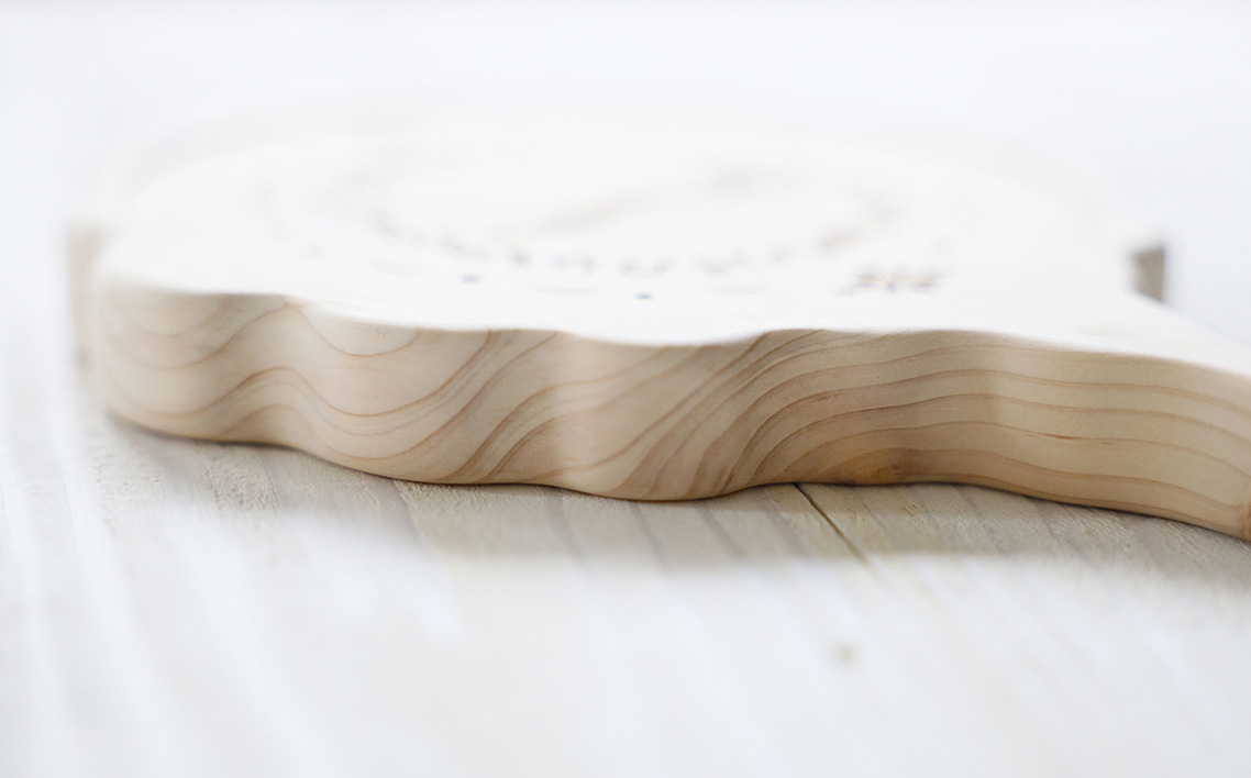 No.1111 まるで手鏡のような鍋敷き A