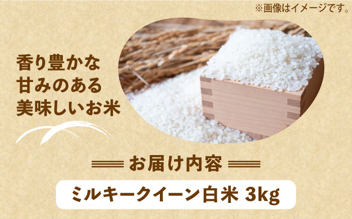 【令和5年産】 ひかりファーム の ミルキークイーン 3kg《築上町》【ひかりファーム】 [ABAV002] 8000円 8千円 8000円 8千円