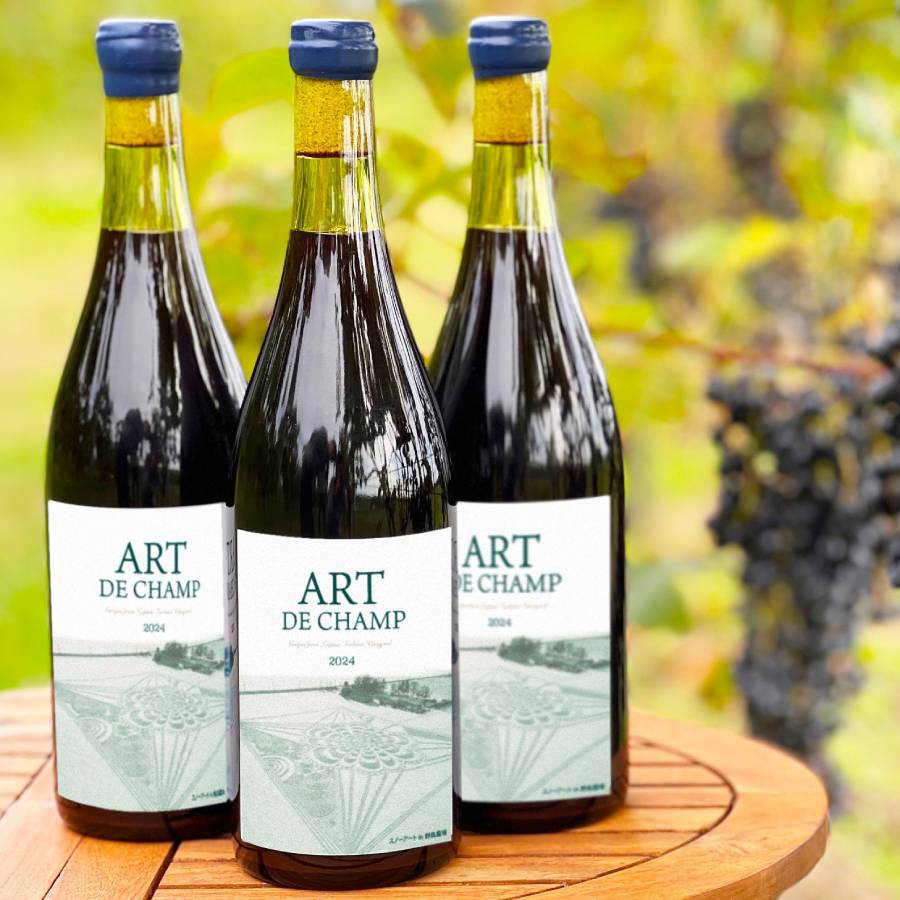 ＜le bleu＞中札内村産葡萄ワイン「ART DE CHAMPS」750ml×1本