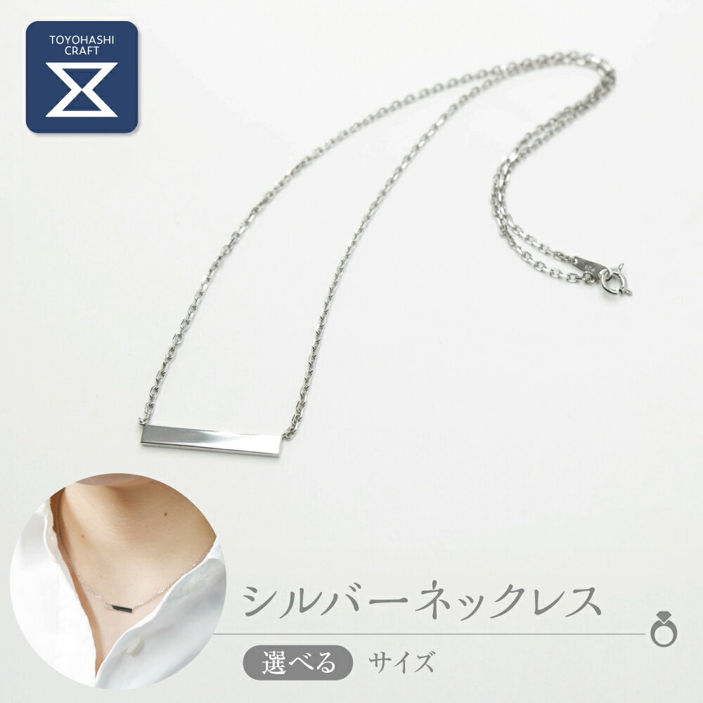 【ふるさと納税】シルバーネックレス silver950【選べるモチーフサイズ】 シルバー レディース メンズ シンプル 男女兼用 一点もの 職人の手作り ハンドメイド 日本製 プレゼント ギフト 贈り物 ペア おそろい ジュエリー ペンダント アクセサリー silver 愛知県 豊橋市