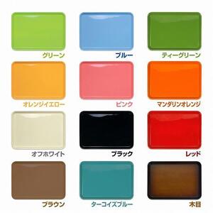 カラフルピノトレー M 33cm 木目 2枚組 タツクラフト 【Tk60w】