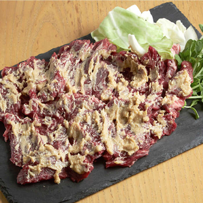 【3回定期便】長崎牛 サガリ 肉 600g 西京噌漬け / 南島原市 / はなぶさ [SCN073]_イメージ3