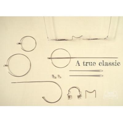 ふるさと納税 奈良市 クラシック合金のオーダー眼鏡　DEER GLASSES　