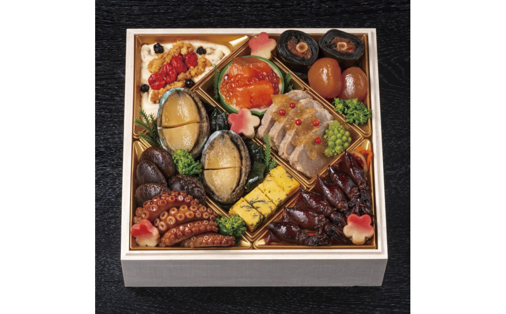 【千里山荘】おせち料理プレミアム三段重