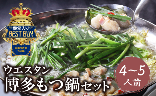 博多鶏だしもつ鍋セット(4～5人前）