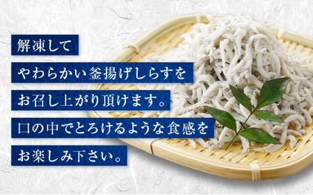 釜揚げしらす 6パック ( 160g × 6パック ) 約 1kg 天然 大洗 しらす シラス 魚 さかな 離乳食_AG031