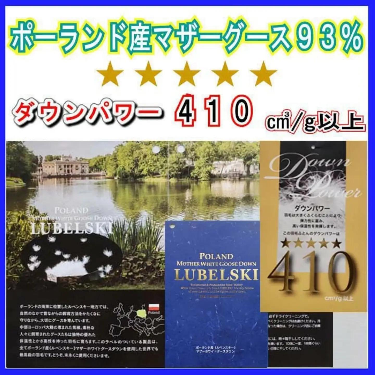羽毛布団 シングル 羽毛掛け布団 ポーランド産マザーグース93％【立体ＳＢ】 ダウンパワー410 CK426