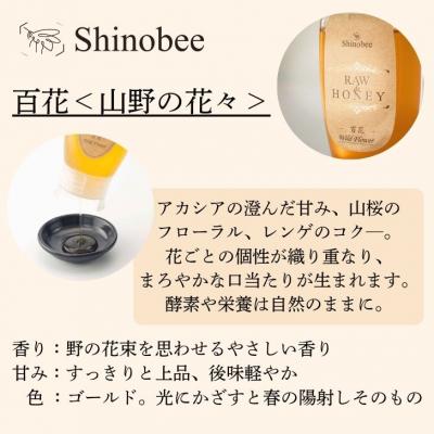 ふるさと納税 宍粟市 国産・非加熱 生はちみつ　2本セット 600g(300g×2本)　百花〈山野の花々〉AS19 |  | 01