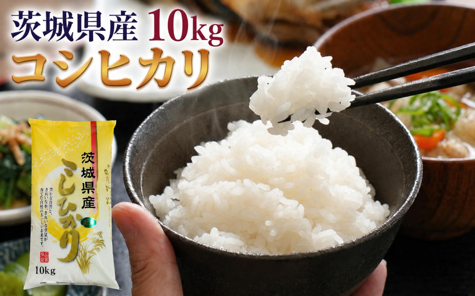
                  コシヒカリ 10kg ( 10kg × 1袋 ) 令和7年産 茨城県産 米 お米 コメ 白米 こしひかり 茨城県 新生活 応援 茨城県 筑西市
                