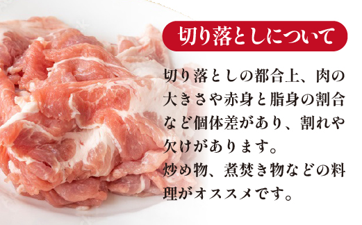 【年末限定受付！】ホエー豚 切り落とし 4.8kg（豚肉 豚 切り落とし こま切れ 小間切れ 小分け しゃぶしゃぶ）