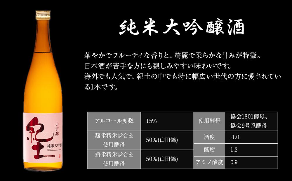 紀土 純米・純米吟醸・純米大吟醸酒 720ml 3本セット ［Hw6］