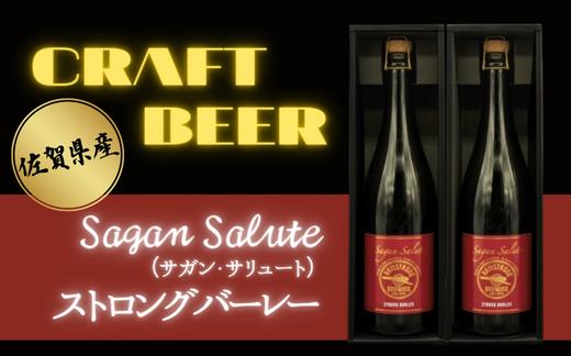 
佐賀県産クラフトビール〈サガン・サリュート〉ストロングバーレー 2本セット
