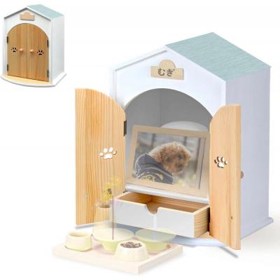 ふるさと納税 名古屋市 ペット用仏壇 AngelHouse天使のおうち型仏壇　ブルーグリーン