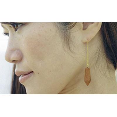 ふるさと納税 米原市 幾木　木彫アクセサリー　琵琶湖のしずく(ホウ) |  | 01