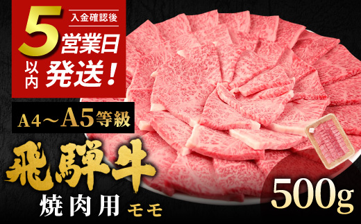 
                  【発送時期が選べる】 飛騨牛 A4~A5等級 もも焼肉用 500g 岐阜県産 A4 A5 焼肉 BBQ 黒毛和牛 もも モモ 赤身 牛肉 牛 国産 お取り寄せ ごちそう 自宅用 和牛 小分け 最短発送 肉のひぐち
                