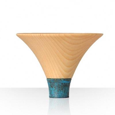 ふるさと納税 高岡市 Guinomi Sake Cup FUJI KISEN-TURQUOISE BLUE【高岡銅器】