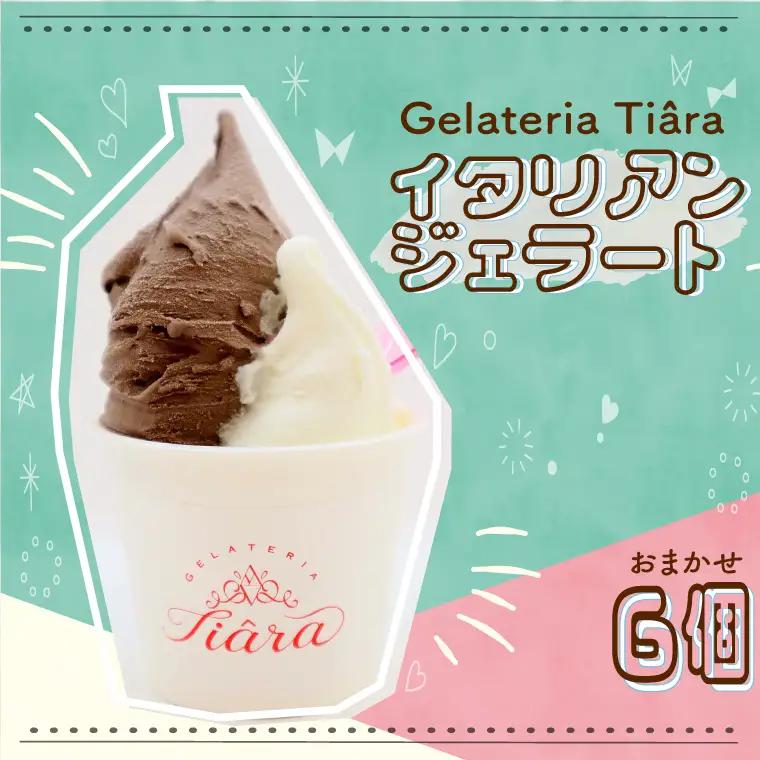 ジェラート おまかせ6個 容器：約100mlカップ (DX001)