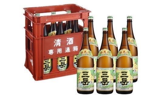 ＜年に4回お届け！定期便＞三岳1.8L 6本セット（プラスチックケース）