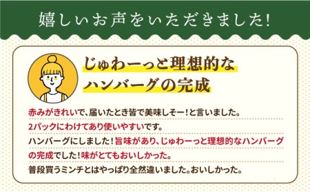 【小分けがうれしい！】牧場直営店の黒毛和牛100%ミンチ 1000g（500g×2パック）【川崎畜産】 [IAX004]
