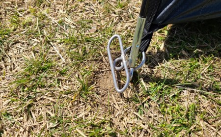 ハンマー不要の回転式ペグ [くるくるペグ] ミニタイプ 10本セット ステンレス製 燕三条製 防災用品 キャンプ用品 アウトドア用品  【010S297】 