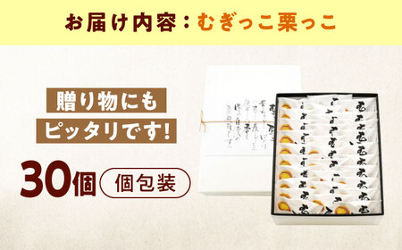 むぎっこ栗っ子（30入箱）[BAFL035] 和菓子