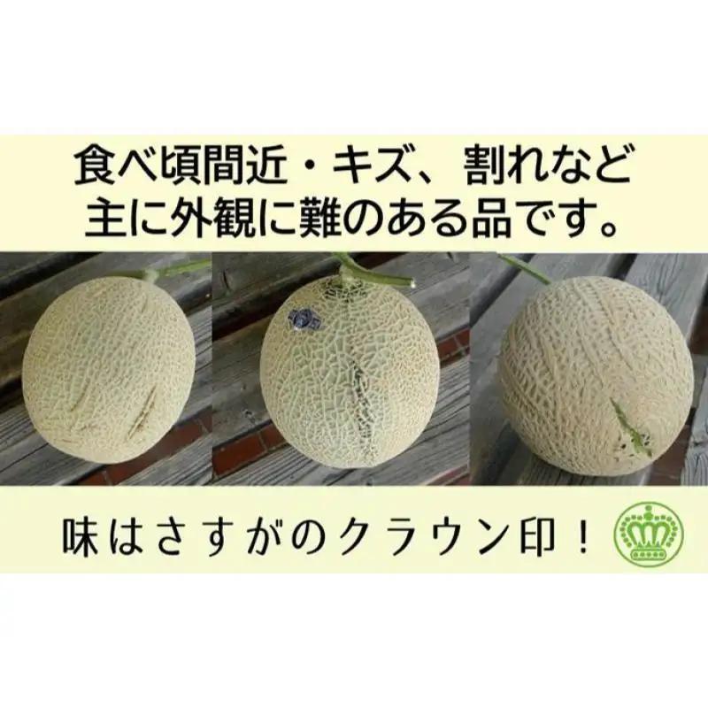 メロン 訳あり クラウン 1玉 静岡 フルーツ 果物 メロン