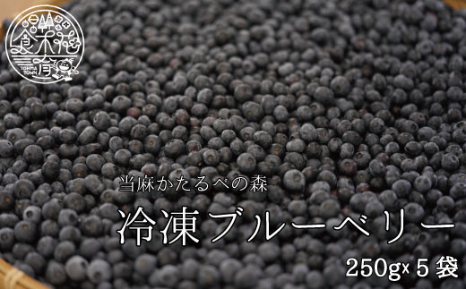 
当麻かたるべの森　冷凍ブルーベリー 1.25kg 当麻かたるべの森【思いやり型返礼品】
