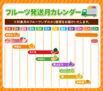 【 定期便 6回 】 2ヵ月毎にお届け！まるごと 堪能 ！ 人気 フルーツ （ いちご 白いちご みかん 不知火 デコポン スイカ メロン ぶどう シャインマスカット 梨 柿 果物 ） | 果物 くだ