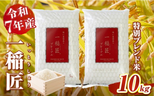 【令和7年産】一稲匠10kg(5kg×2袋) | 一稲匠 お米 米 精米 ブレンド米 ブレンド 白米 白飯 白ご飯 10kg 贈答 贈り物 ギフト プレゼント お歳暮 普段使い 日常使い 日常 おすそ分け 国産 国内産 宮崎県産 グルメ お取り寄せ 岩戸精米 |_Tk019-029