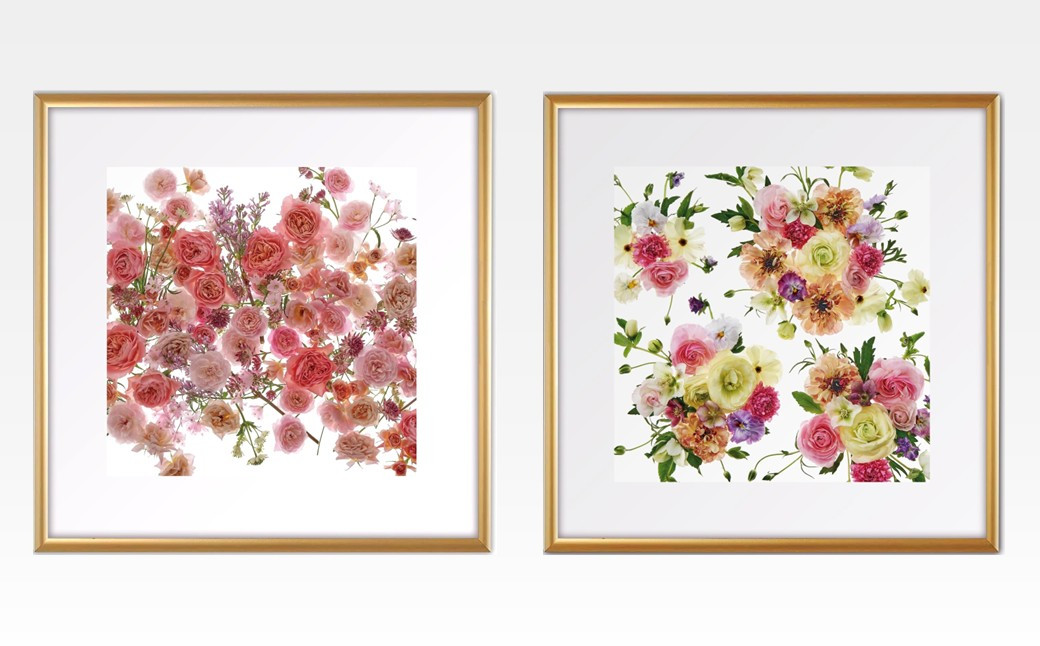 （左）Floral Symphony　（右）Blooming Vista