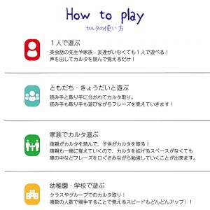 マリさんの英会話カルタ  ： おもちゃ 英語教材 ボードゲーム