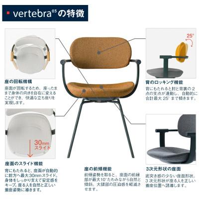 ふるさと納税 近江八幡市 イトーキ『バーテブラ03』4本脚 スチール脚 フレーム:ダークグリーン CD張地:ディープイエロー |  | 03