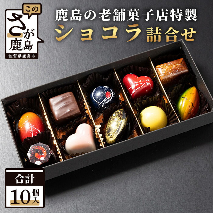 【ふるさと納税】【匠の技】てづくり ショコラ 10個 菓子工房 ひのでや 詰め合わせセット【シェフのこだわりと技術が詰まったチョコレート】父の日 母の日 バレンタイン ホワイトデー プレゼント 贈答 ギフト お土産 送料無料 B-561