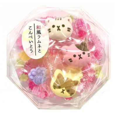 ふるさと納税 宇治田原町 《京の老舗》かわいい「和スイーツ」セット(ねこもにゃか&あにまろ&ラムネと金平糖3種) |  | 03