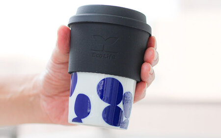 【瀬戸焼】 Lid-cup　モダンシリーズ　川 【双寿園】/カップ コップ 食器 /瀬戸市[BBBI016]