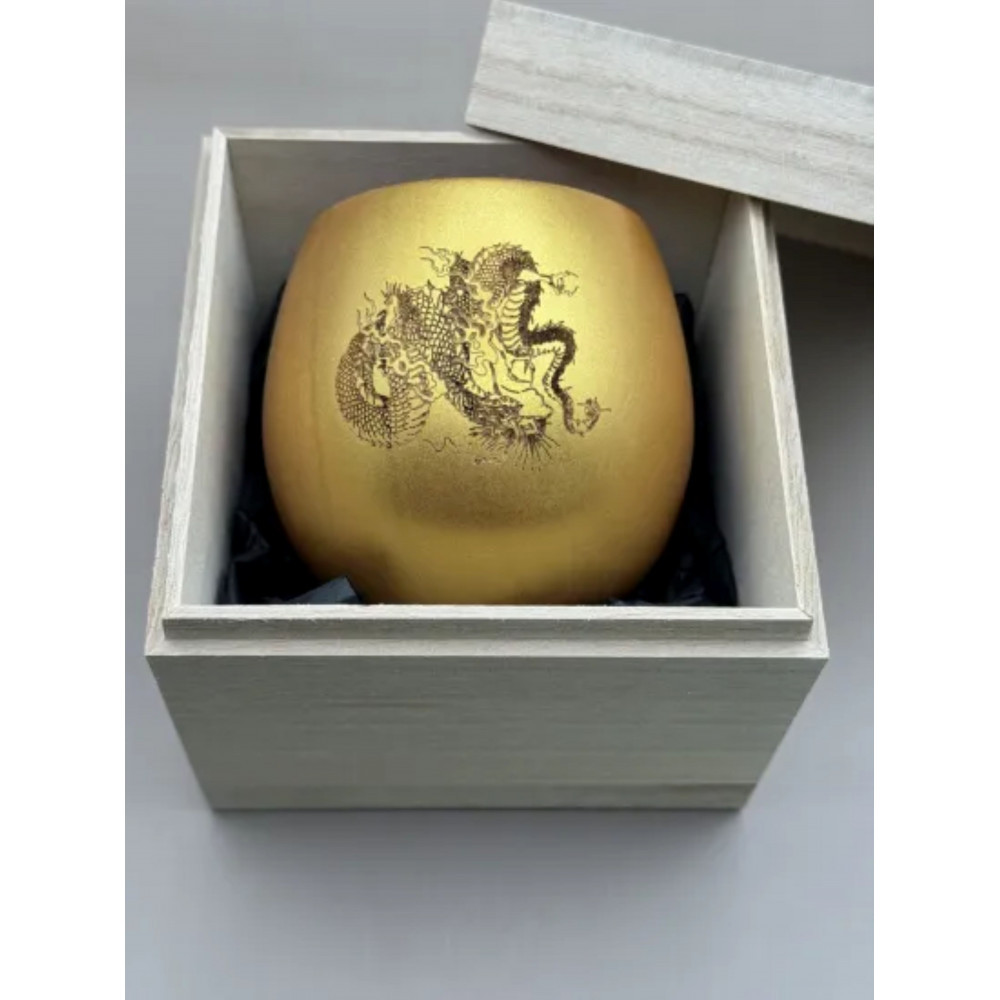 コーヒーカップ 金龍（桐箱入り）［NF115］