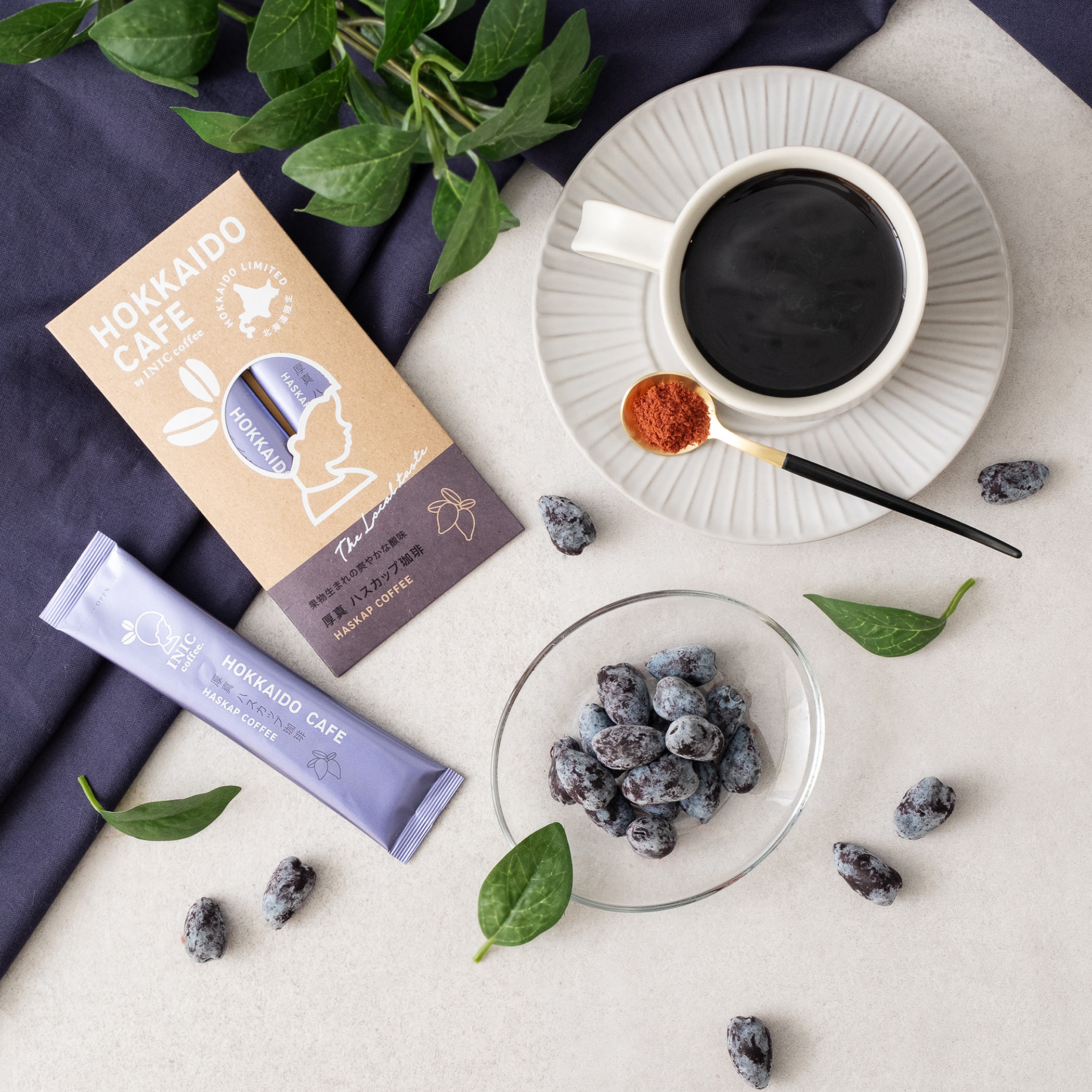 HOKKAIDO CAFE 厚真ハスカップ珈琲 2本入り《厚真町》【パウダーフーズフォレスト株式会社】 コーヒー 珈琲 ハスカップ カフェ パウダー インスタントコーヒー 北海道 [AXBY003] 5000円
