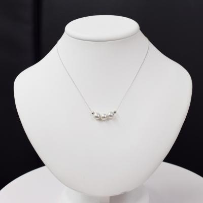 ふるさと納税 天草市 8-8.5mm あこや真珠 3連ネックレス シリコン入りミラーボール K18WG_S085-375 |  | 03