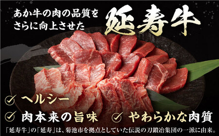 【12回定期便】熊本県産 延寿牛 あか牛 焼き肉用 食べ比べ 約 750g【有限会社 九州食肉産業】[ZDQ136]