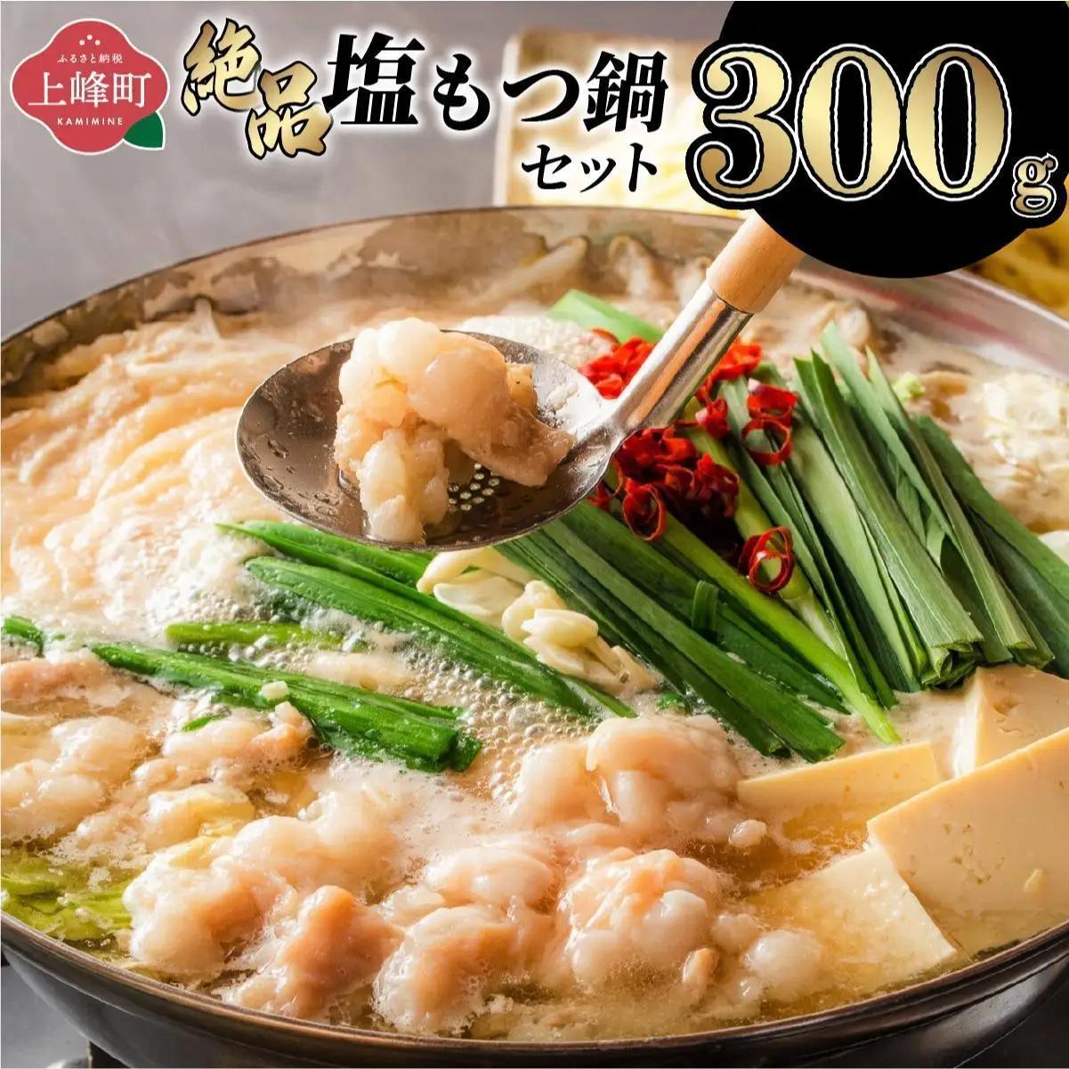 【令和8年6月発送】2～3人前 絶品塩もつ鍋セット（300g）
