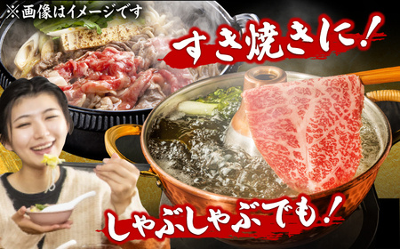 【全12回定期便】【和牛の旨味を堪能！】博多和牛しゃぶしゃぶすき焼き用 500g 広川町/株式会社MEAT PLUS[AFBO025]